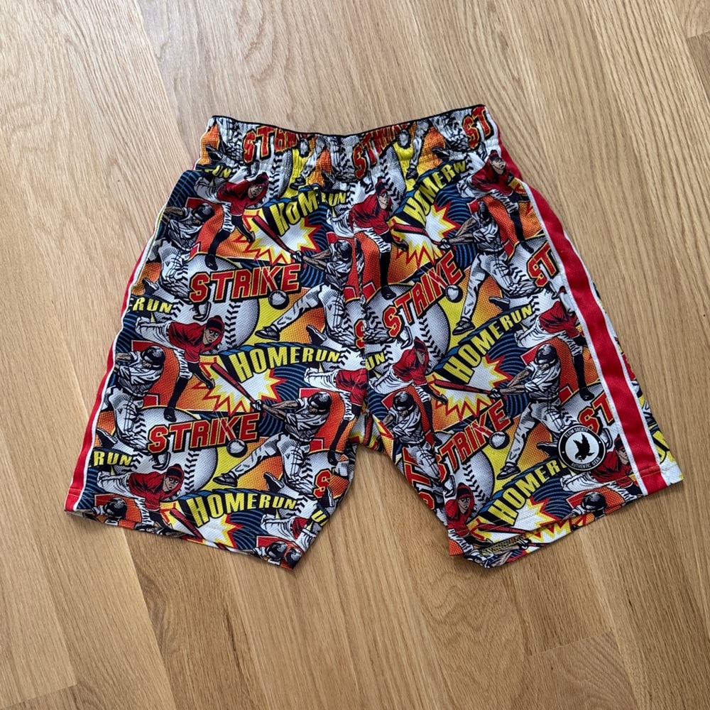 Flow Society Baseball Print Kids Shorts